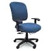 24-Seven Chair intensive use chair meets the demands of a multi-shift facility. Designed to adjust quickly and easily to fit different sized individuals, it features an easy-reach seat slider (lengthens or shortens the seat), lift-and-lock seat back height adjustment, and simple paddle control levers. Full seat and back provide support for even the largest employee. Also comes with height and width adjustable arms. The 24-Seven Stool provides the same simple adjustment benefits, as well as a 20" chrome foot ring and extended tube. (Stool height from 23" to 33"). Seven-year warranty. Specify Black, Light Gray, Burgundy, or Navy.
