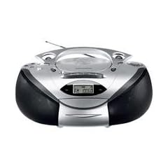 Grundig RR CD 3700 MP3 tragbares Stereoradio (Radio, CD) silber/schwarz