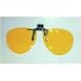 Yellow Clip-on Aviator Glasses Image