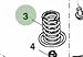 John Deere Original Equipment Compression Spring #M163357