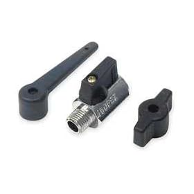 Industrial Grade 1PZB3 Mini Ball Valve Kit, 1/4 In NPT M x F