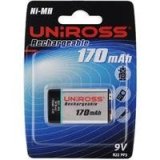 UniRoss Ni-Mh 170 mAh 9V Rechargeable batteries