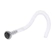 18 Gauge Black Gem BIOPLAST Nose Ring