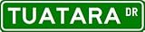 TUATARA Street Sign ~ Custom Aluminum Street Signs