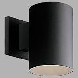Progress Lighting Aluminum Cylinders Bronze 5,, One-Light Down Wall Bracket - P5674-20