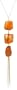 14k Yellow Gold Carnelian Nugget Drop Necklace
