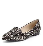 Autograph Leather Almond Toe Shoes