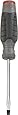 Stanley Proto JK1404R Duratek Slotted Keystone Round Bar Screwdriver, 1/4-Inch by 4-Inch