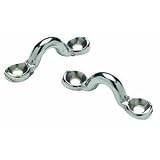 Seachoice 28811 3/8-Inch Forged Stainless Steel Eye Straps - 4 Pack
