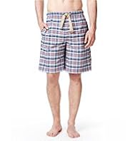 North Coast Pure Cotton Checked Pyjama Shorts