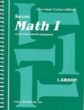 Saxon Math 1: Home School Teachers Edition (Homeschool Math Grade 1)