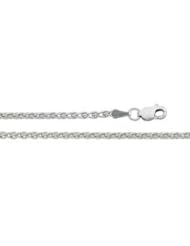Wheat Chain 14K Gold White Ch972 18 Inch