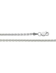 Wheat Chain 14K Gold White Ch971 20 Inch