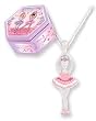 Pink Ballerina Necklace in Gift Box