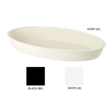 G.E.T. White 1 1/2 qt Casserole Oval Dish