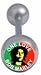 BOB MARLEY One Love logo Tongue Ring Barbell
