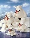 Plush Klondike Jr Polar Bear 13"