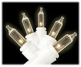 Gerson 600018-Set of 15 Clear commercial String Lights - White Wire-Steady Burning