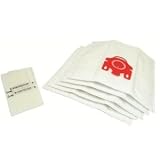 (Pack x 5) MIELE Synthetic Microfibre Fleece Replacement Vacuum Cleaner Hoover DUST BAGS & 2 x FILTERS - Fits Miele: S380, S381 & S382