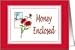 Money Enclosed-Poinsettia-Christmas Flower-Plant Card