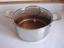 NuWave 5.5 Quart Stockpot With Tempered Glass Lid Stainless Steel