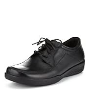Airflex™ Comfort Leather Wide Fit Lace Up Shoes