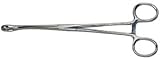 Ballenger Sponge Forceps, Serrated: Straight, 7