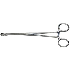 Grafco Ballenger Sponge Forceps, Serrated - Straight, 7" QTY: 1