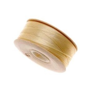 Nymo Beading Thread Bobbin Size D 64 Yards CREAM