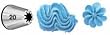 Wilton Decorating Open Star Icing Tip #20