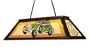 Landmark Tiffany Game Room Lighting Wood 4-Light Chandelier