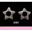 Non-piercing Rhinestone Nipple Jewelry Nipple Shields 5 Point Star # 3161