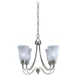 Brushed Nickel 4 Light Chandelier