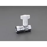 エスコ Rc1/2"xRc1/2"ボールバルブ(逆止弁付/真鍮製) EA470GM-4