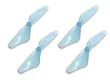 Four (4) Replacement Blue Tail Props (Qty 4) for Mini Infrared Remote Control Electric Helicopter