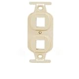 Cables to Go 3722 Duplex 106 Multimedia Insert 2 (Ivory)