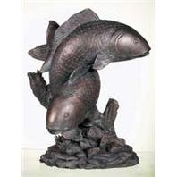 Laguna Double Koi Spitter Pond Fountain, 16"