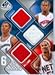 2009 SP Game Used Authentic Rodney Stuckey, Nick Young, Sean Williams, Marco Belinelli Javaris Crittenton & Jason Smith 6 Game-Worn Jersey Card