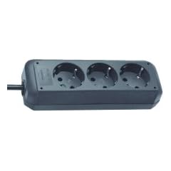 Brennenstuhl ECO Line Steckdosenleiste (3-fach, 1,5 m) schwarz