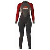 Sporting Goods : Pinnacle Venture 3mm Wetsuit, Women's Jumpsuit, Black/Wine Red