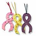Min Qty 100 Seed Infused Ribbons, Forget Me Not, Awareness Ribbons