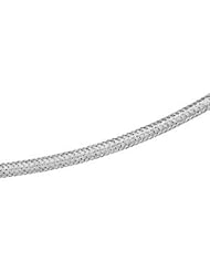 Basket Weave Chain With 14K Goldy Lobster Clasp Stainless Steel Ch362 18 Inch