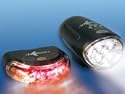 Lunartec PE-1645 Superhelle LED-Fahrradlampen Set