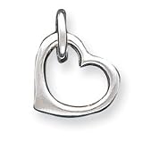Sterling Silver Heart Charm - QC4533