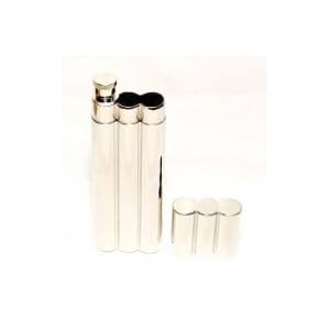 Outer Rebel Fashion Flasks and Smoking Accessories- Stainless Steel 2.5 oz Flask with 2 Attached...