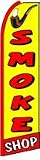 SMOKE SHOP Feather Banner Flag (11.5 x 3 Feet)