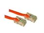 Cables To Go - 24502 - 5ft CAT5E 350Mhz  Crossover Patch Cable Orange