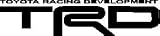 Toyota TRD Decal Sticker