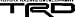 Toyota TRD Decal Sticker