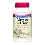 Bitters With Ginger - Promotes Digestion, 90 vegicaps., (Nature s Answer)